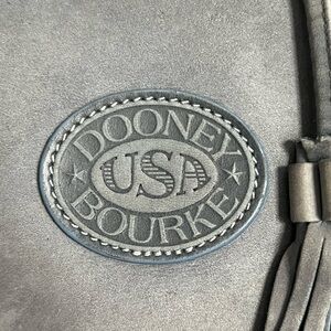 Dooney & Bourke Gray Crossbody Bag with Signature Embossed Logo